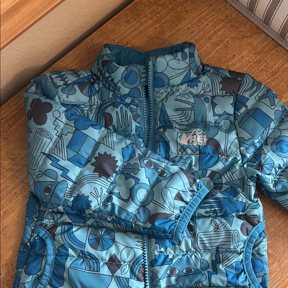 REI kids 3T double sided puffer jacket